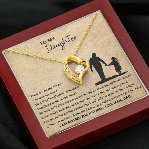 To My Daughter - Hold this necklace close to feel my love (Few left only)