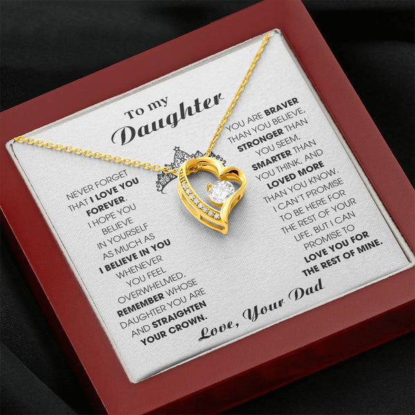 To My Daughter, Straighten Your Crown - Never Forget That I Love You Forever