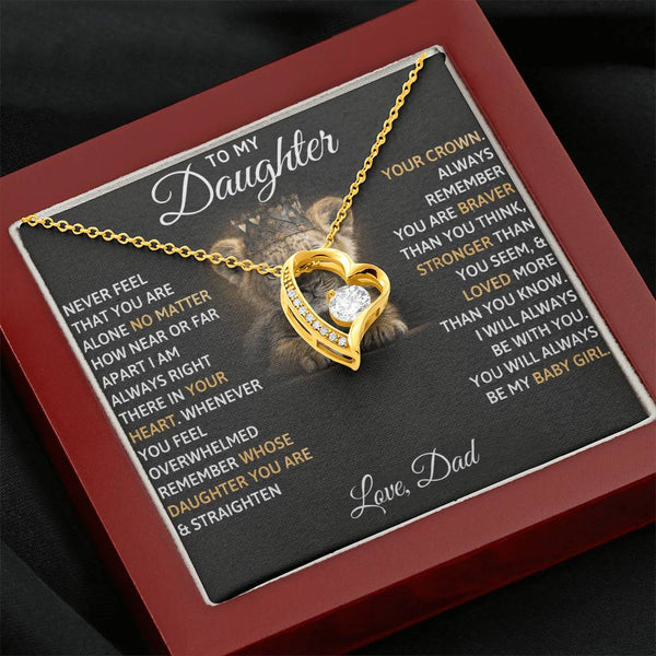 To My Beautiful Daughter, I AM ALWAYS RIGHT THERE IN YOUR HEART