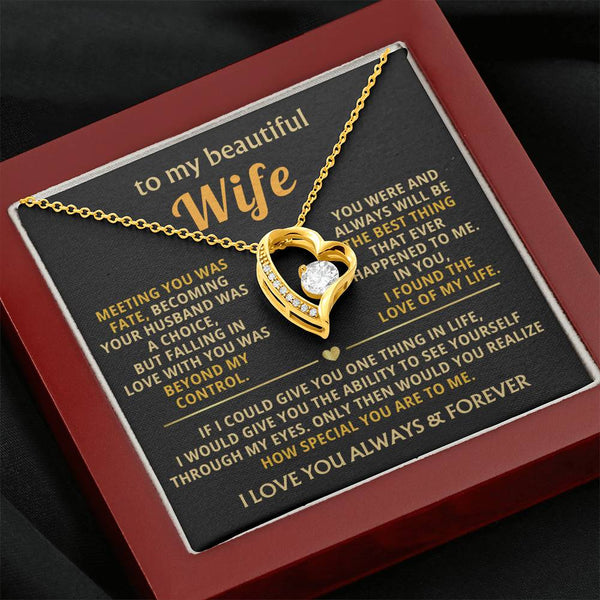 (Almost Gone) To My Beautiful Wife - I found the love of my life [ Forever love necklace ]