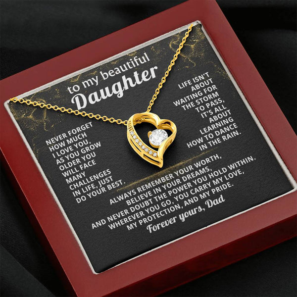 TO MY BEAUTIFUL DAUGHTER, Always remember your worth