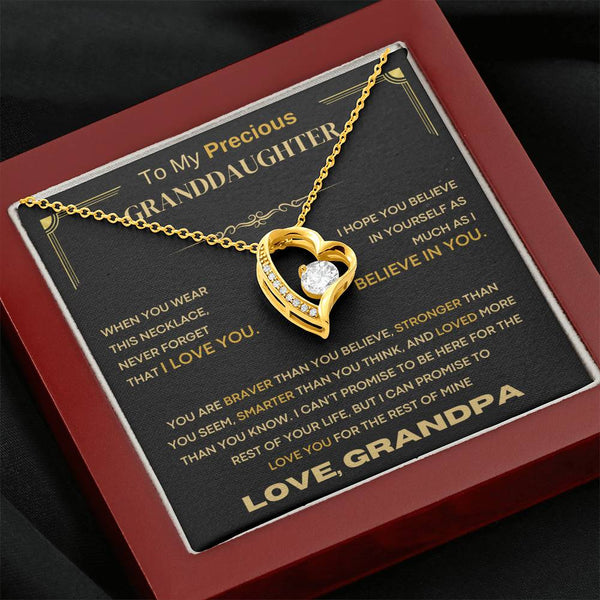 (Almost Sold Out) To My Precious Granddaughter, Never Forget That I Love You