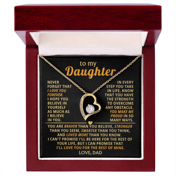 (Only a few left) TO MY DEAREST DAUGHTER - You are smart and capable of achieving anything - Forever Love