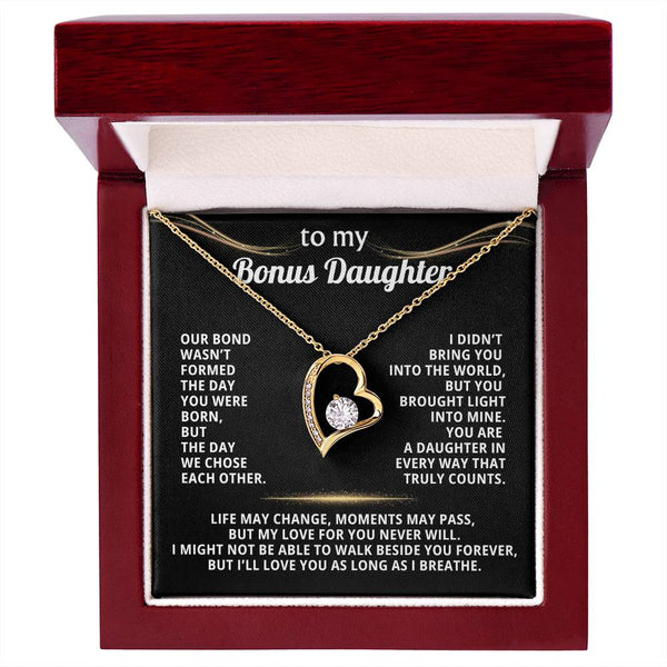 To My Bonus Daughter, You brought light into mine