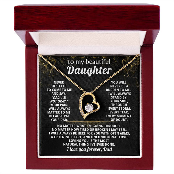 TO MY BEAUTIFUL DAUGHTER, I will always stand by your side, through every storm