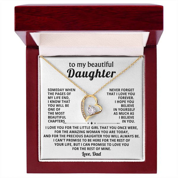 TO MY BEAUTIFUL DAUGHTER, I LOVE YOU FOR THE LITTLE GIRL (Almost Gone)