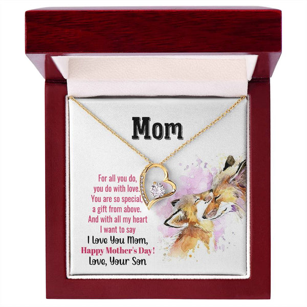 To My Mom - You Are So Special (Only a Few Left) - Forever Love Necklace
