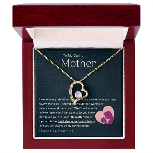 To My Loving Mother - You are my sunshine, I will always be your little boy (Only a Few Left) - Forever Love Necklace