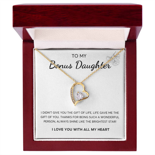 To my Bonus Daughter, Bonus Daughter Gift, Daughter in Law Gift, Bonus Daughter Jewelry