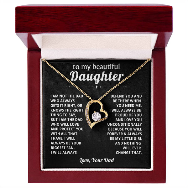 To my beautiful Daughter - I will always be proud of you