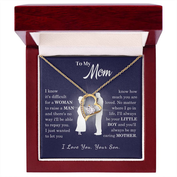 [Almost Sold Out] To My Mom - Loved Mother - Forever Love Necklace