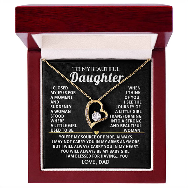 (Only a few left) TO MY BEAUTIFUL DAUGHTER - Strong and beautiful woman