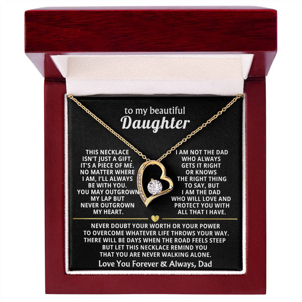 To My Beautiful Daughter - You may outgrown my lap but never outgrown my heart