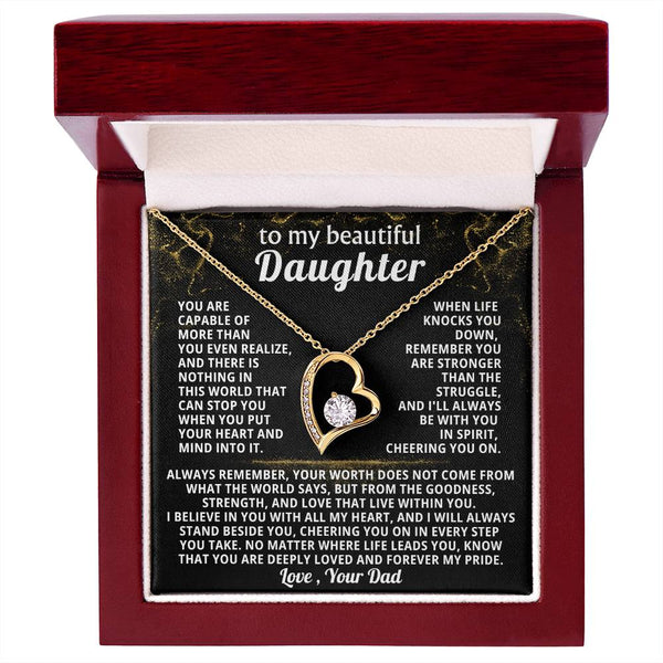 TO MY BEAUTIFUL DAUGHTER, You are capable of more than you even realize