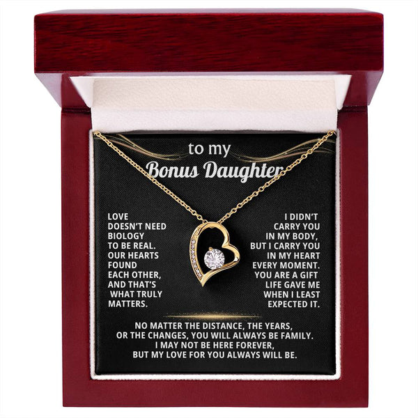 To My Bonus Daughter, Our hearts found each other