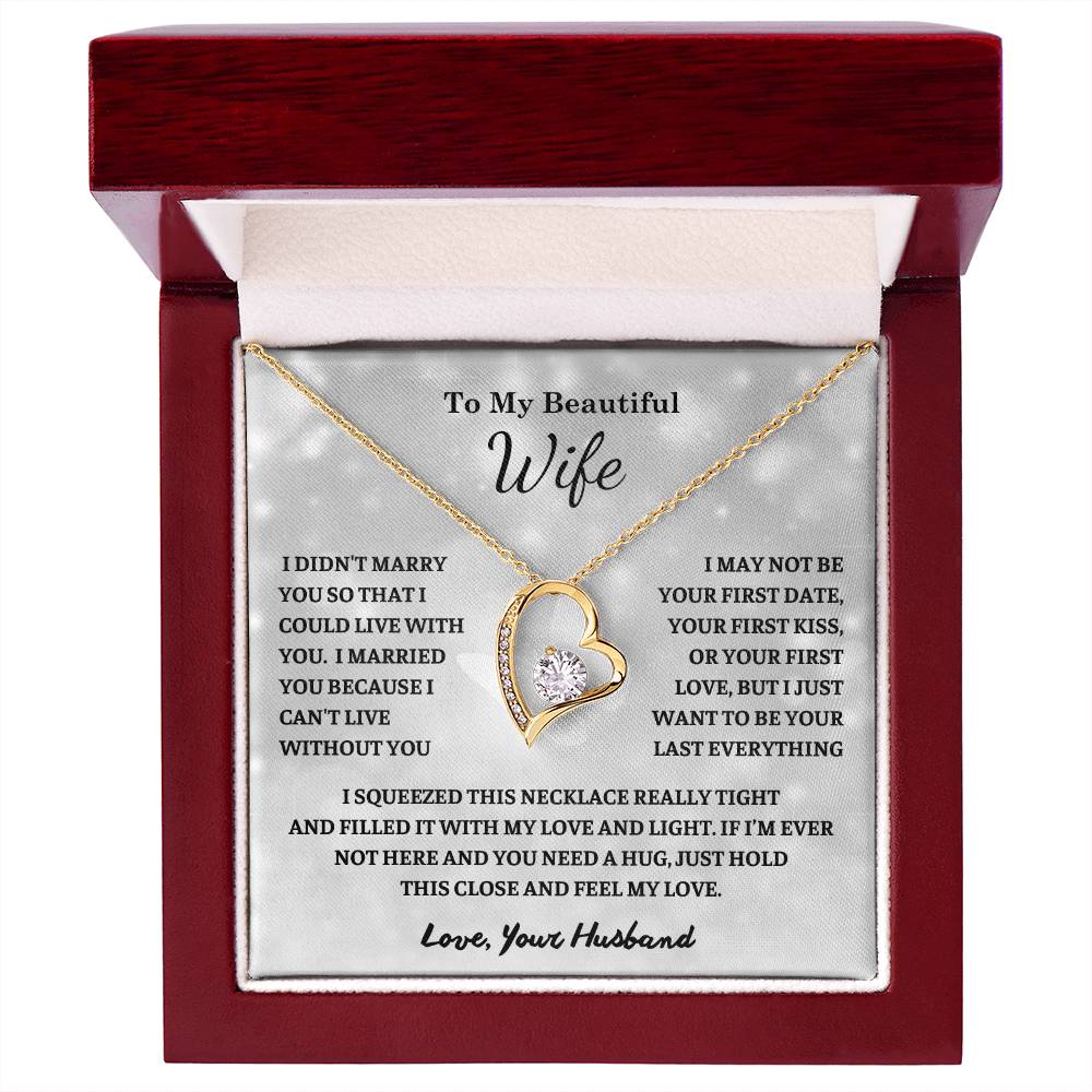 Gift For Wife, To My Wife , Meaningful gift Melt Her Heart for Wife, Anniversary Gift For Wife, Wife Necklace, Women Gift