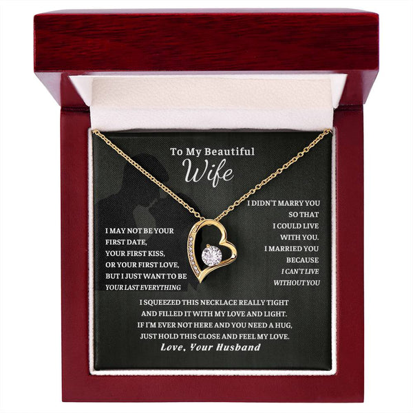 Gift For Wife, Wife Birthday Gift, Anniversary Gift For Wife, Wife Necklace , Love Card