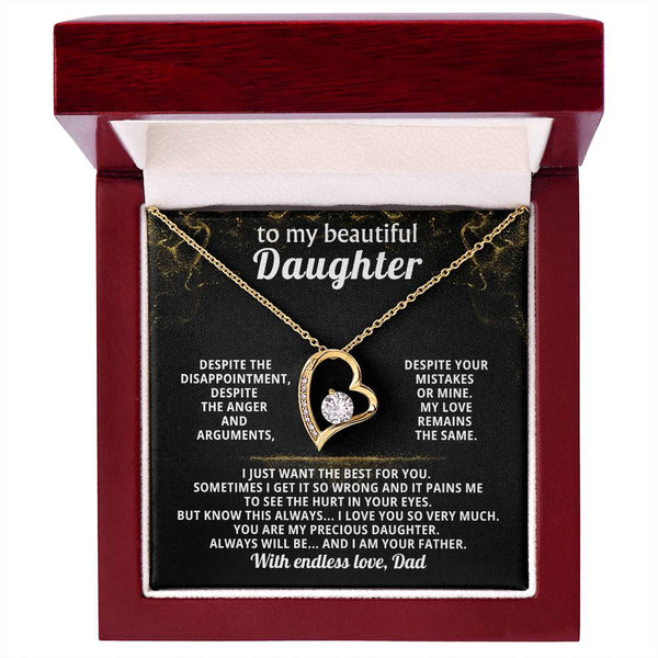 TO MY BEAUTIFUL DAUGHTER, I JUST WANT THE BEST FOR YOU