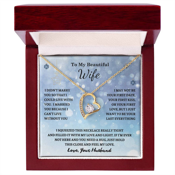Christmas Gift For Her , To My Wife , Anniversary Gift , Gifts for women , Necklace