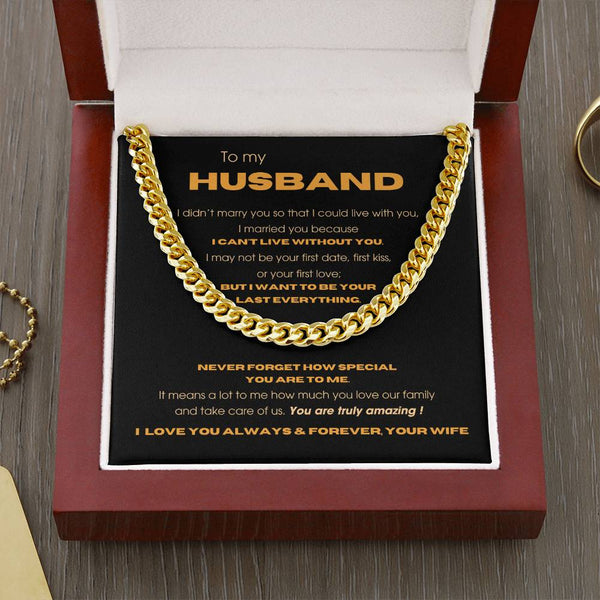 To My Husband - I Can't Live Without You