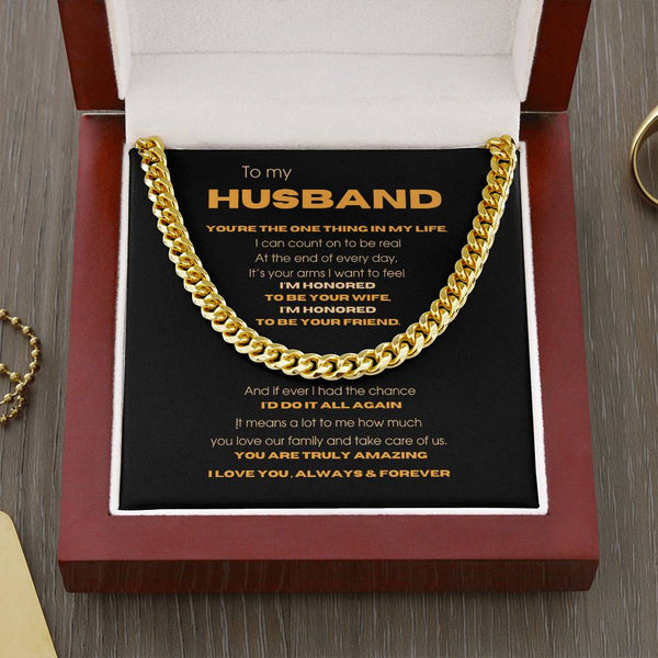 To My Husband - I'm Honored (A Few Left Only)