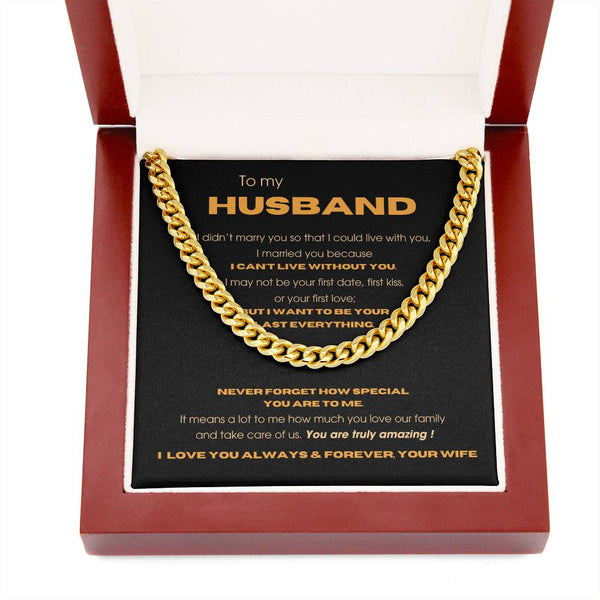 To My Husband - I Can't Live Without You