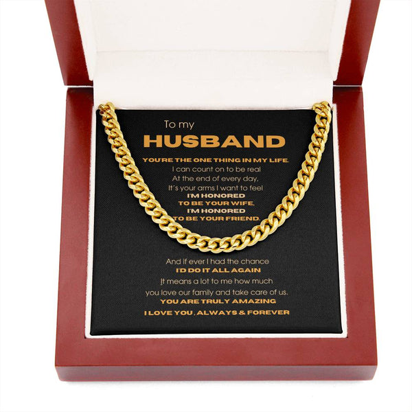 To My Husband - I'm Honored (A Few Left Only)