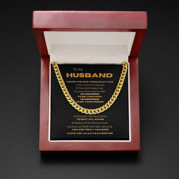 To My Husband - I'm Honored (A Few Left Only)