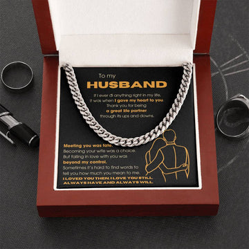 [Almost Sold Out] To My Husband - Thank you for being a great life partner