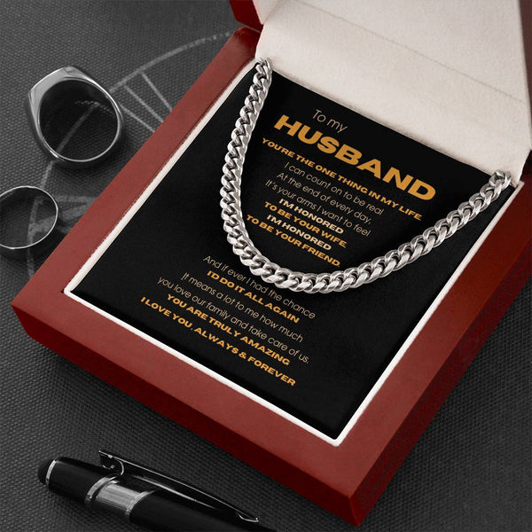 To My Husband - I'm Honored (A Few Left Only)