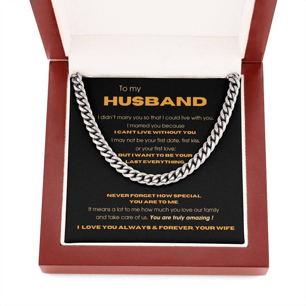 To My Husband - I Can't Live Without You