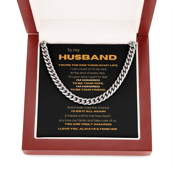 To My Husband - I'm Honored (A Few Left Only)