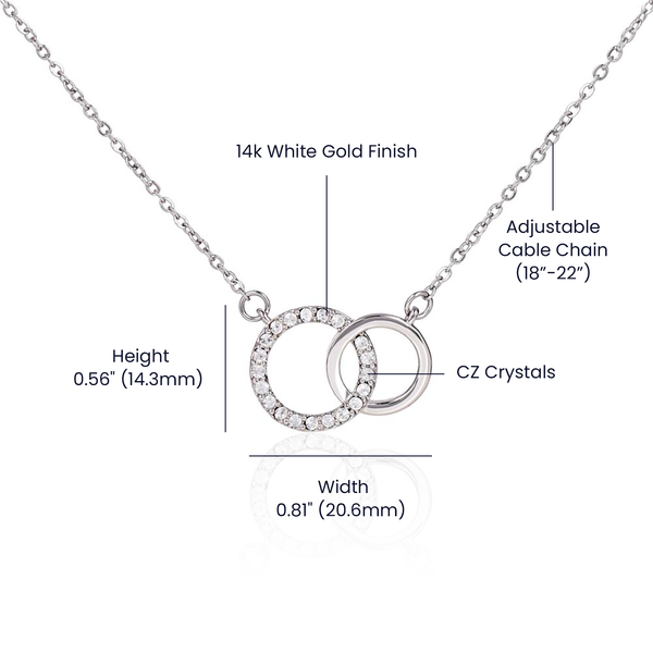 To My Beautiful Daughter, I'm Proud To Be Your Father (Perfect Love Necklace)