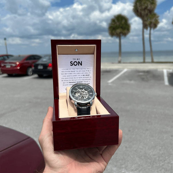 [Few Left Only] To My Son, I Will Always Carry You In My Heart - (Luxury Box w/ LED Included)