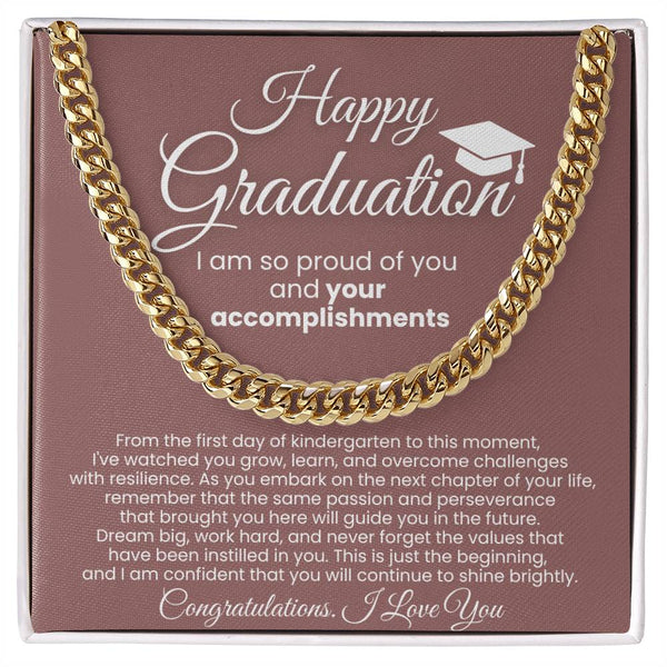( Almost Gone ) Happy Graduation, I am so proud of you and your accomplishments - Cuban Link