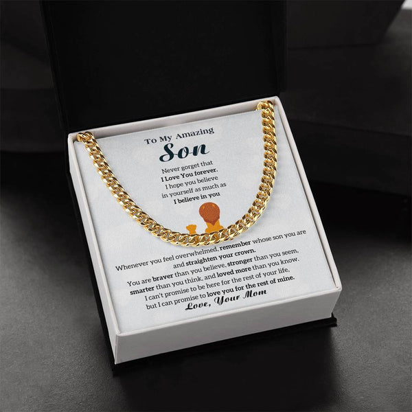 [ Few left only ] To My Son - I Love You Forever [ Gift from Mom to Son ]