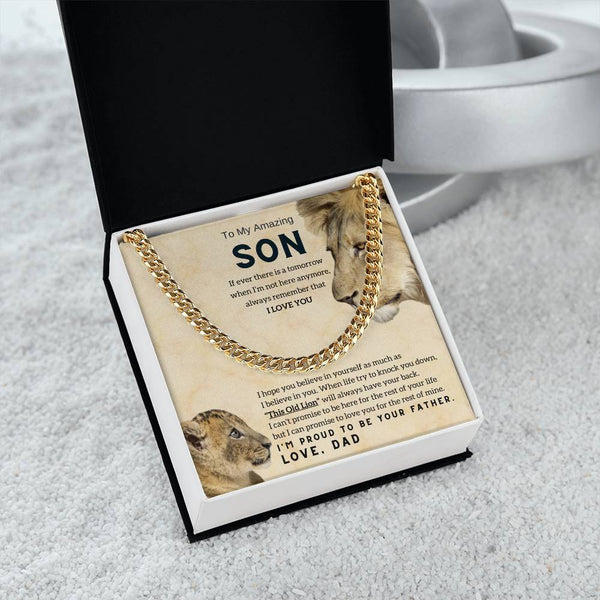 [ Few left only ] To My Son, This Old Lion will always have your back