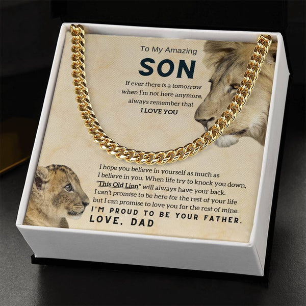 [ Few left only ] To My Son, This Old Lion will always have your back