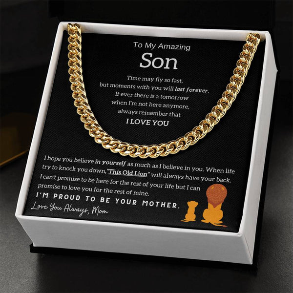 To My Son - This Old Lion will always have your back [ Gift from Mom ]