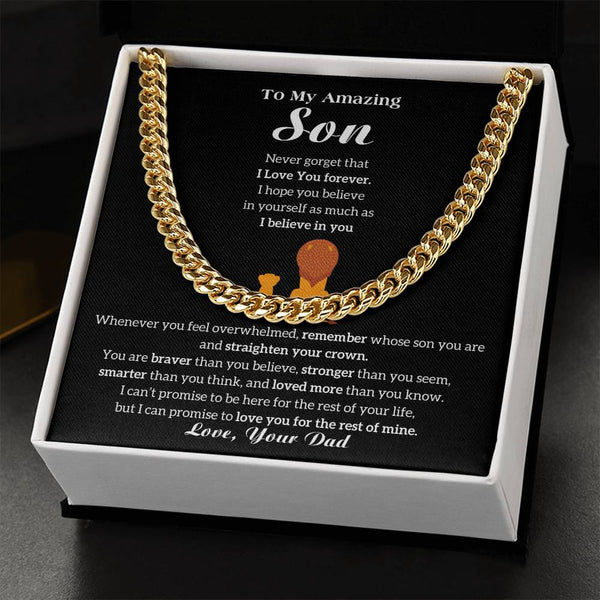 [ Almost sold out ] To My Son - I Love You Forever [ Gift from Dad to Son ]