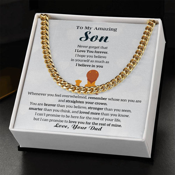 [ Few left only ] To My Son - I Love You Forever [ Gift from Dad to Son ]