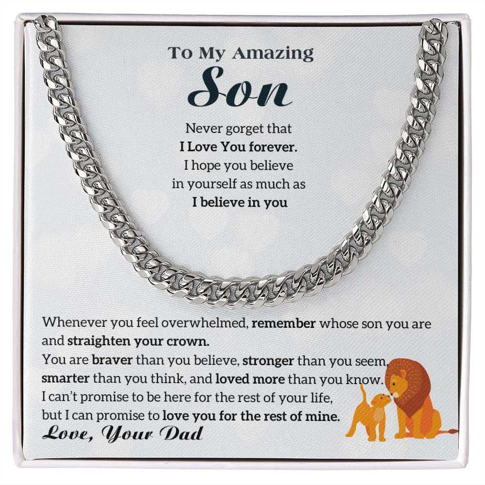 To My Son - I Love You Forever [ Gift from Dad to Son ]