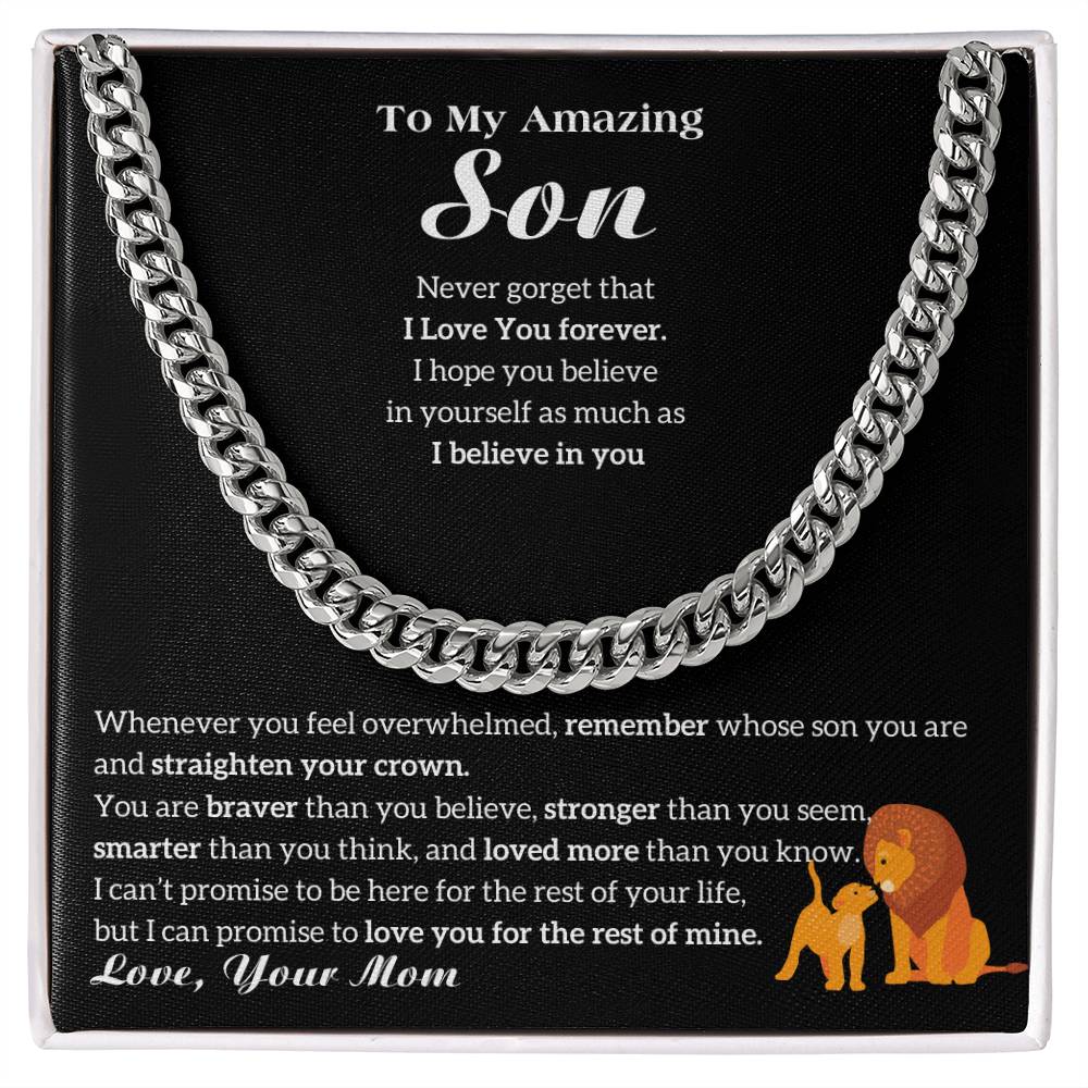 [ Almost sold out ] To My Son - I Love You Forever [ Gift from Mom ]
