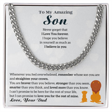 To My Son - I Love You Forever [ Gift from Dad ]
