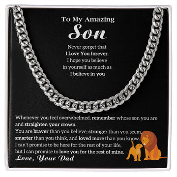 [ Almost sold out ] To My Son - I Love You Forever [ Gift from Dad ]