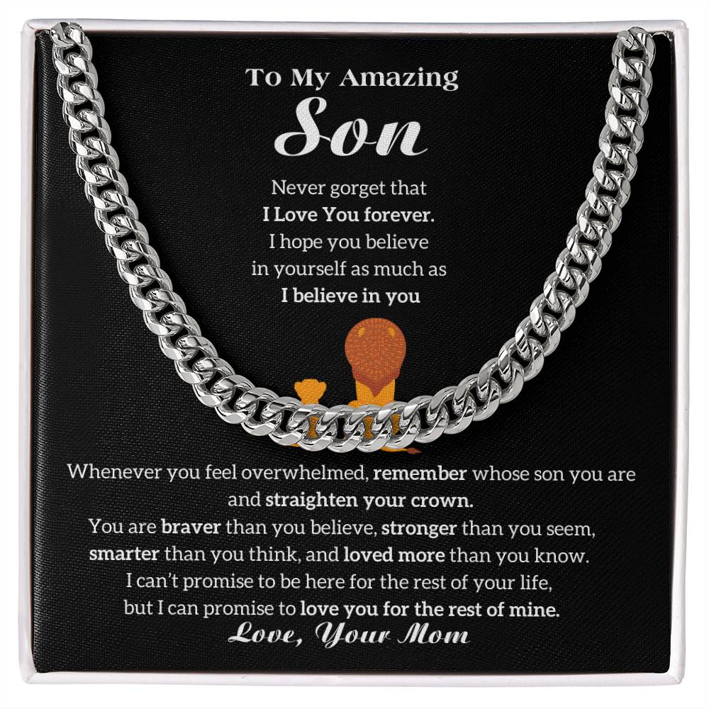 [ Almost sold out ] To My Son - I Love You Forever [ Gift from Mom to Son ]