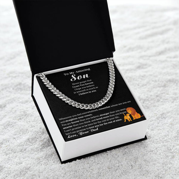 [ Almost sold out ] To My Son - I Love You Forever [ Gift from Dad ]