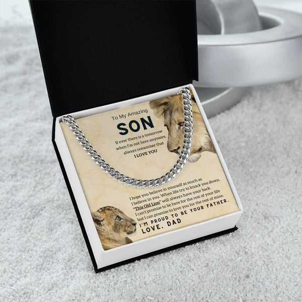 [ Few left only ] To My Son, This Old Lion will always have your back