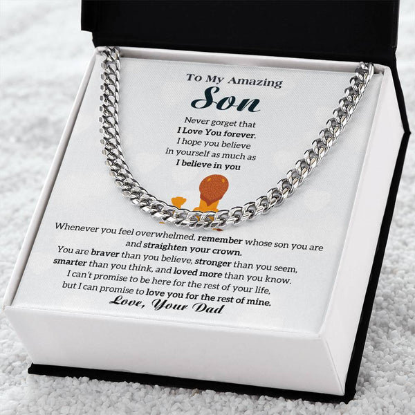 [ Few left only ] To My Son - I Love You Forever [ Gift from Dad to Son ]