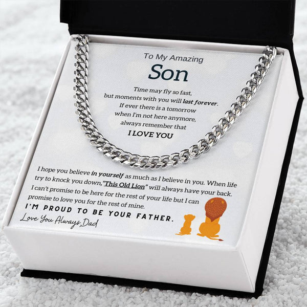 To My Son, Moments With You Will Last Forever